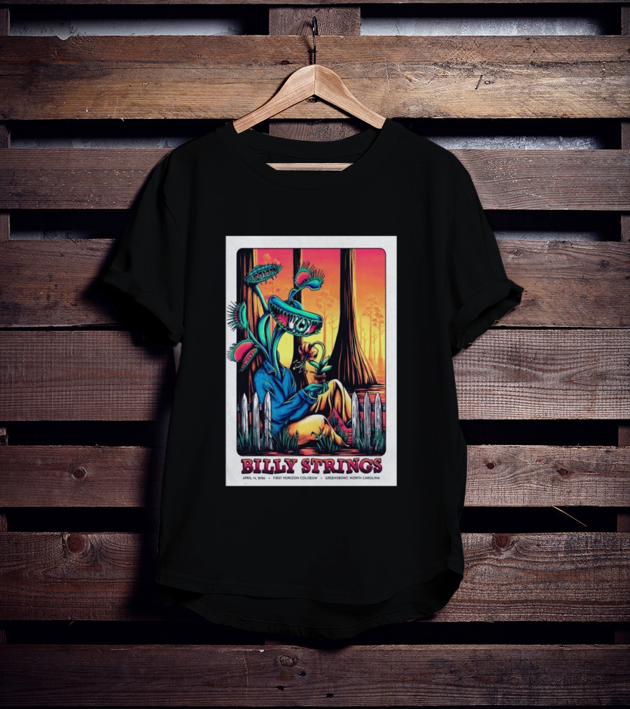 Billy Strings April 14 2026 First Horizon Coliseum Greensboro North Carolina Botanical T-Shirt