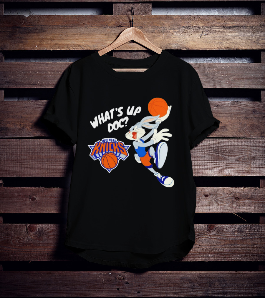 Bugs Bunny New York Knicks What's Up Doc Basketball T-Shirt