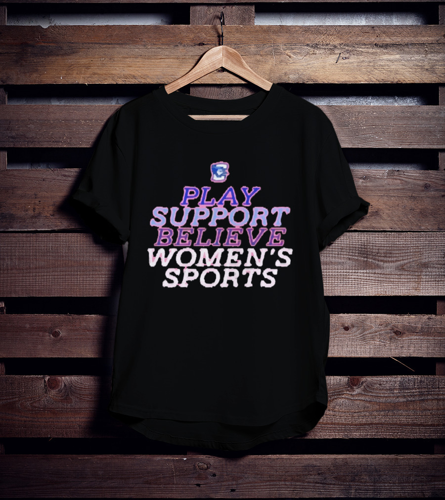 Creighton Bluejays Play Support Believe Women's Sports T-Shirt