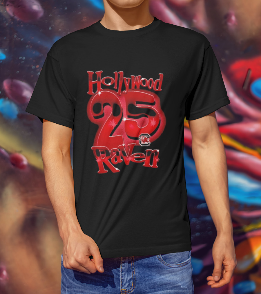 Hollywood 25 Raven Johnson SC Gamecocks T-Shirt