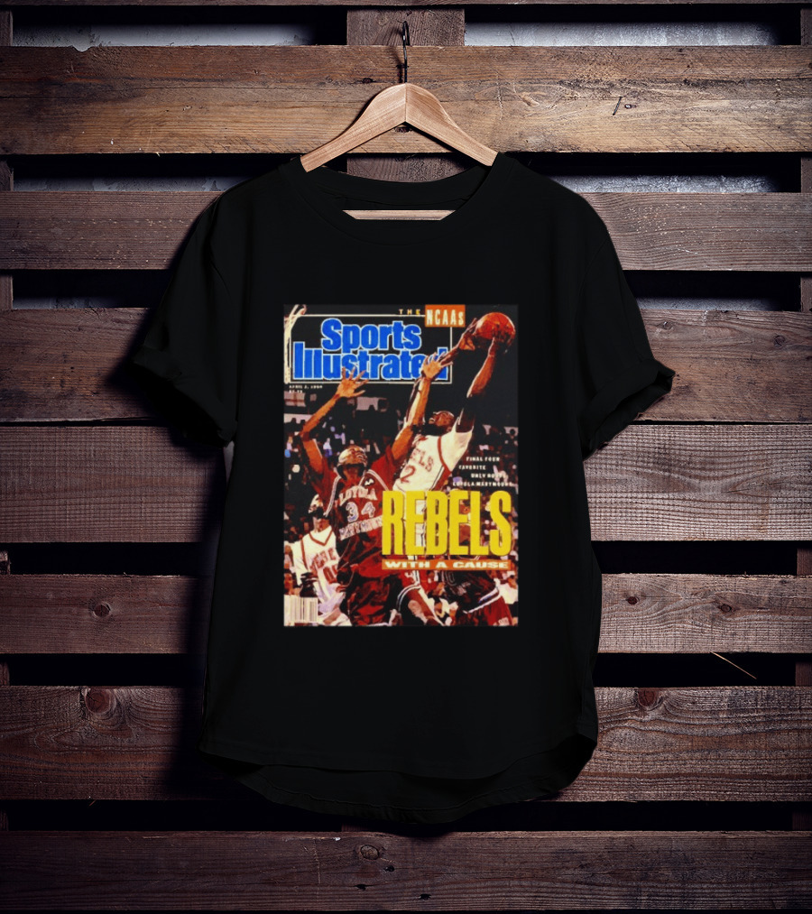 Sports Illustrated NCAA Rebels With A Cause April 1990 Final Four Loyola Marymount T-Shirt