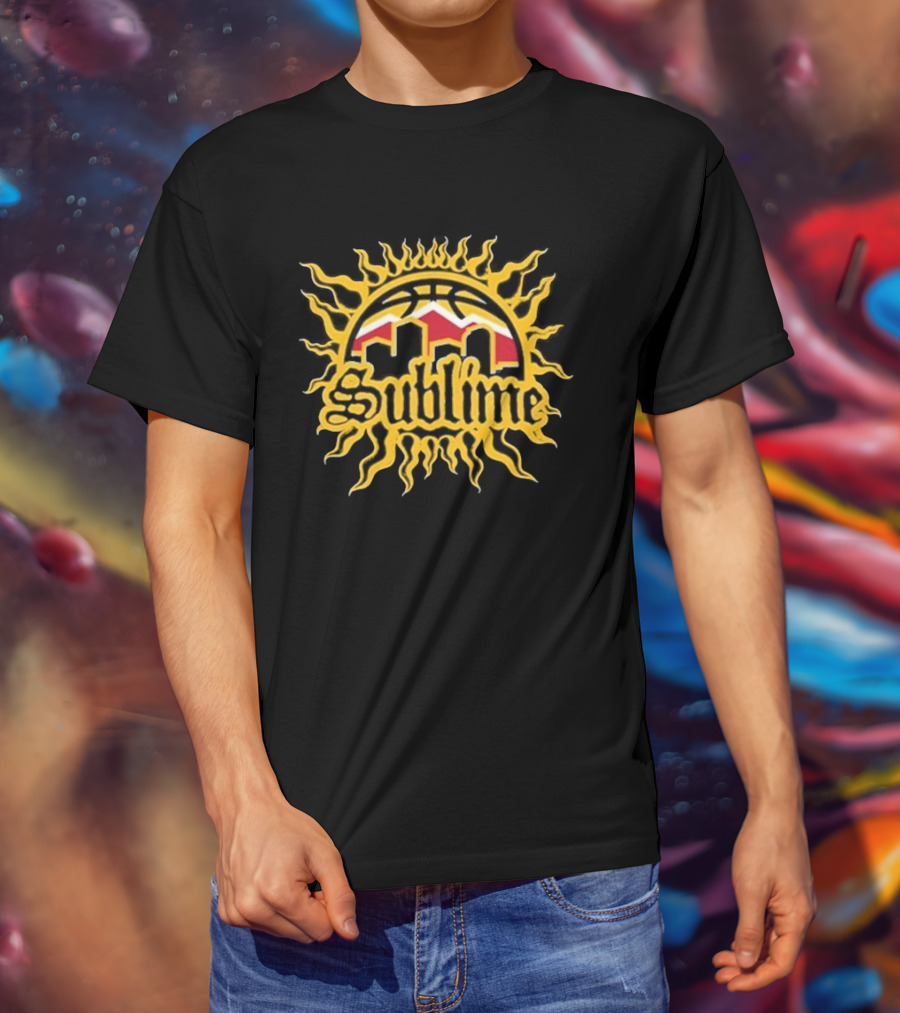 Sublime X Denver Nuggets Red Rocks Amphitheatre April 17 18 2026 Exclusive Ball Arena Show Morrison CO T-Shirt