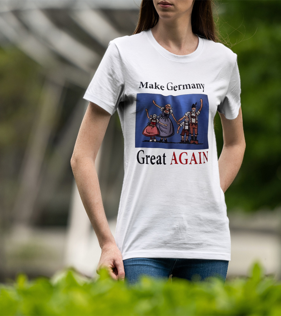 Make Germany Great Again Dirndl Lederhosen Family Celebration T-Shirt