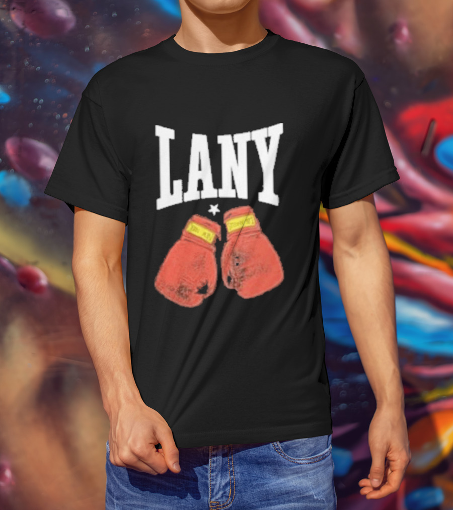 Lany Red Boxing Gloves Icon With Star T-Shirt