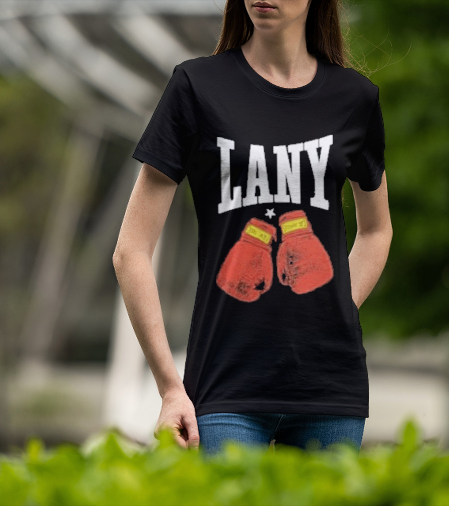 Lany Red Boxing Gloves Icon With Star T-Shirt