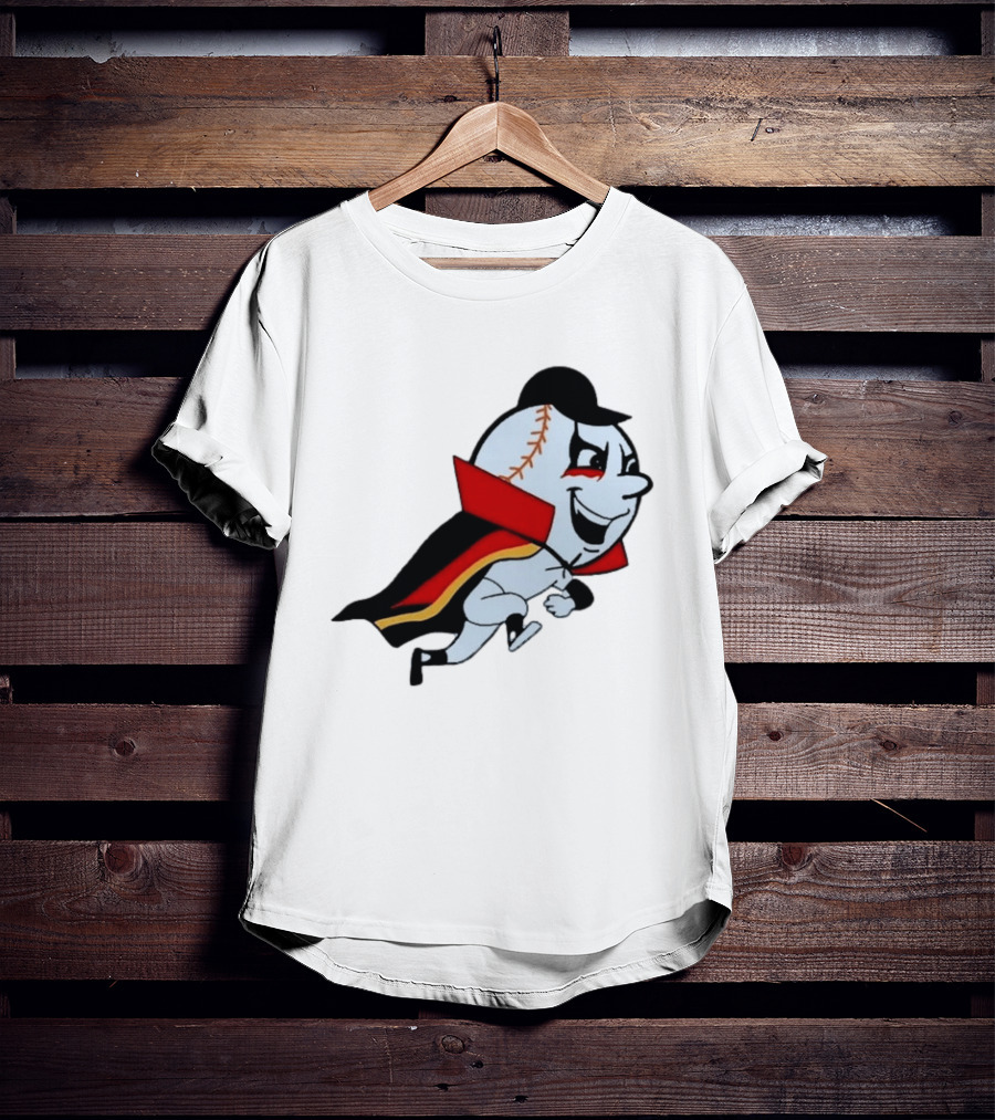 Mr. Met Danhausen Baseball Character With Cape And Makeup T-Shirt