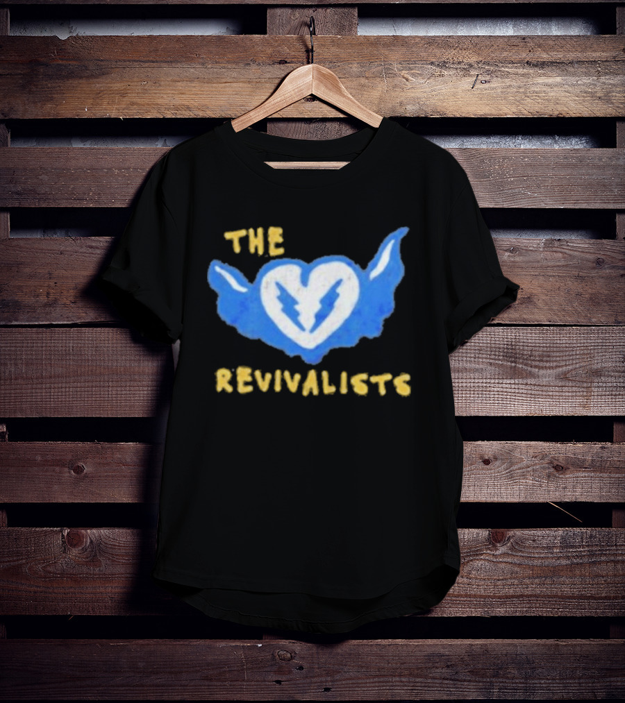 The Revivalists Winged Heart With Lightning Bolt T-Shirt