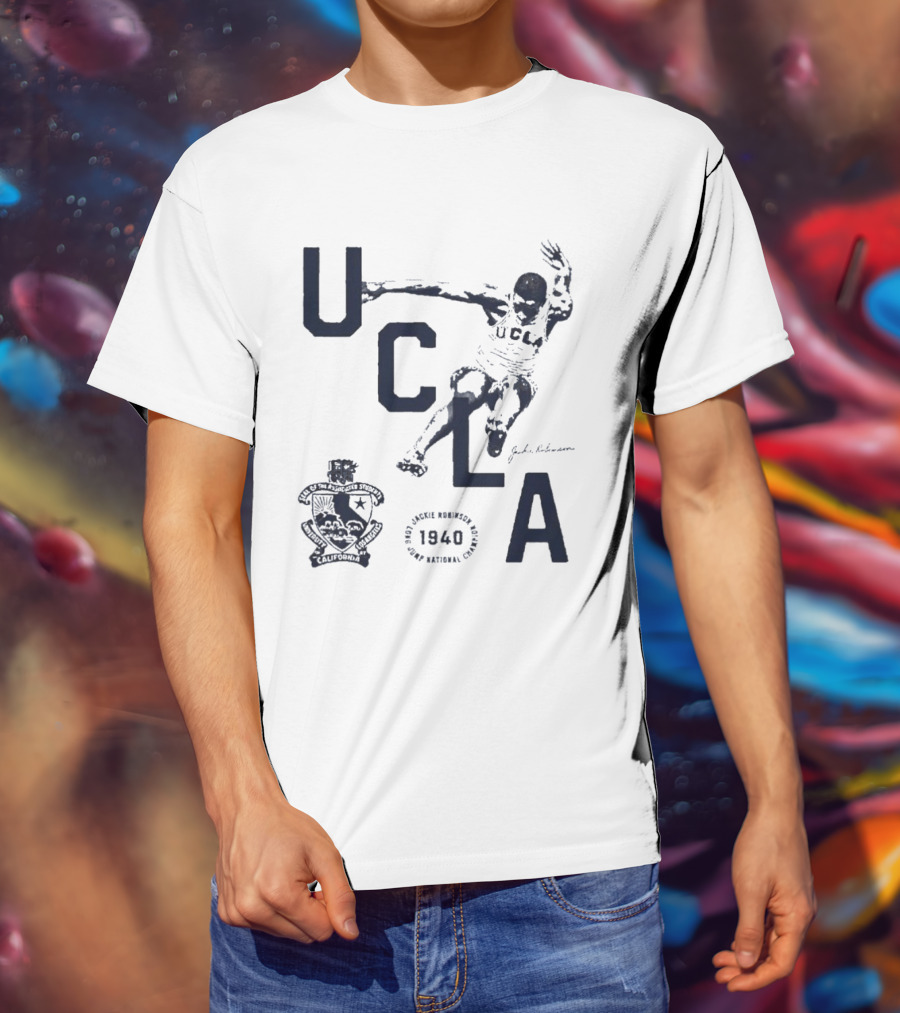 UCLA Jackie Robinson 1940 Long Jump National Champion Jackie Robinson Day 2026 T-Shirt