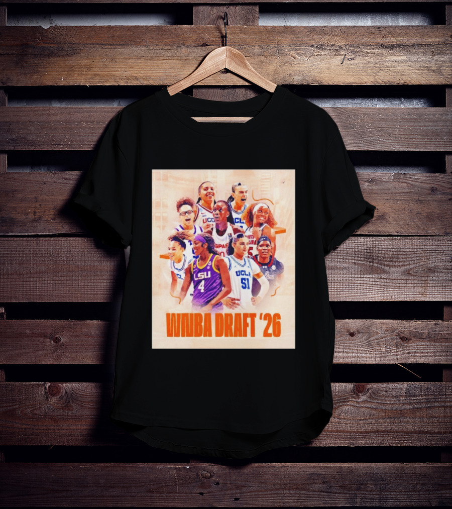 NCAA Women's Basketball WNBA Draft 2026 NCAA UCLA LSU Players T-Shirt