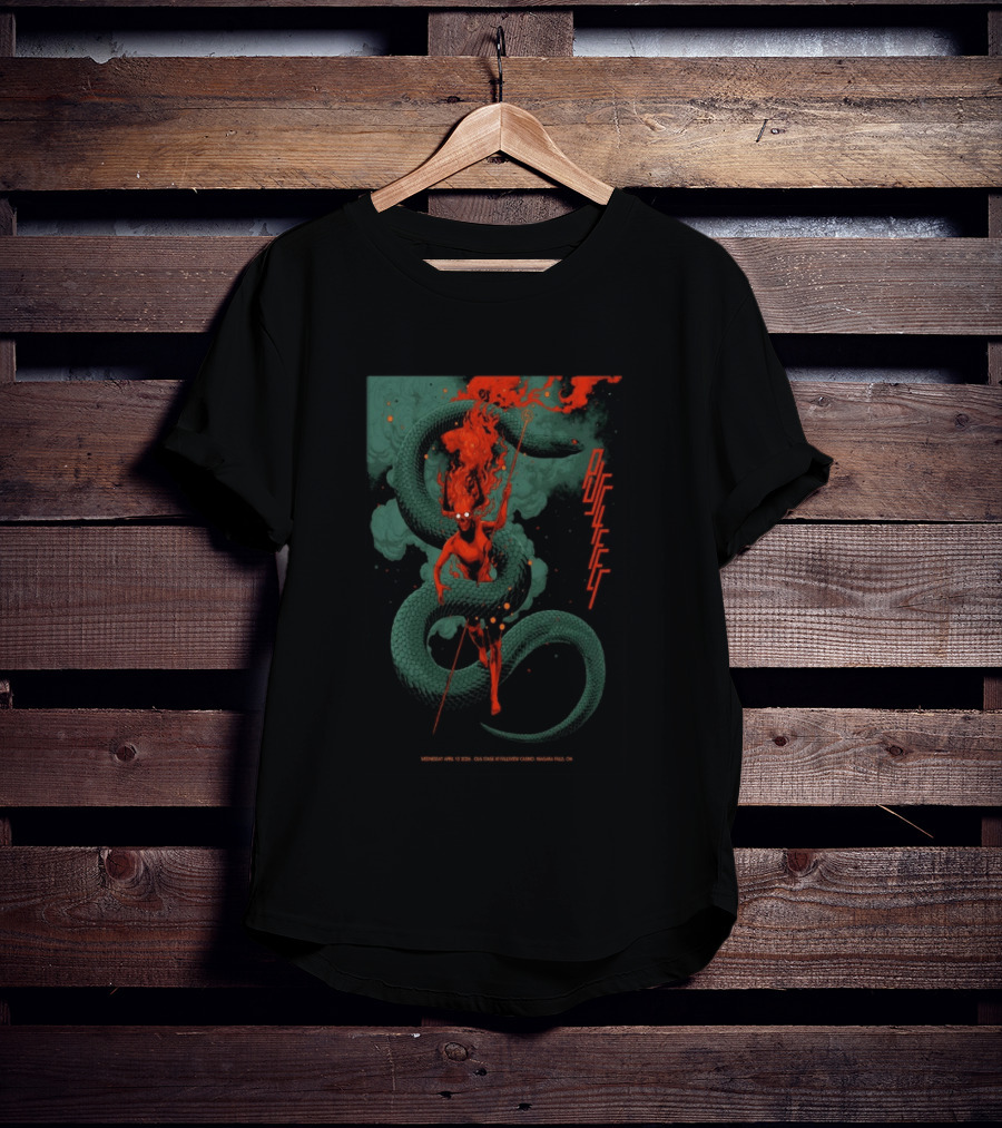 Puscifer Live At Fallsview Casino Niagara Falls ON April 15 2026 Mythical Serpent T-Shirt