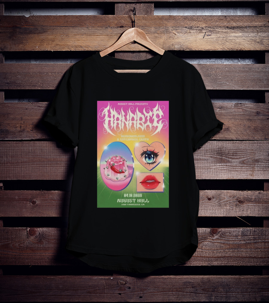 August Hall Presents Hanabie Concert April 10 2026 San Francisco CA T-Shirt