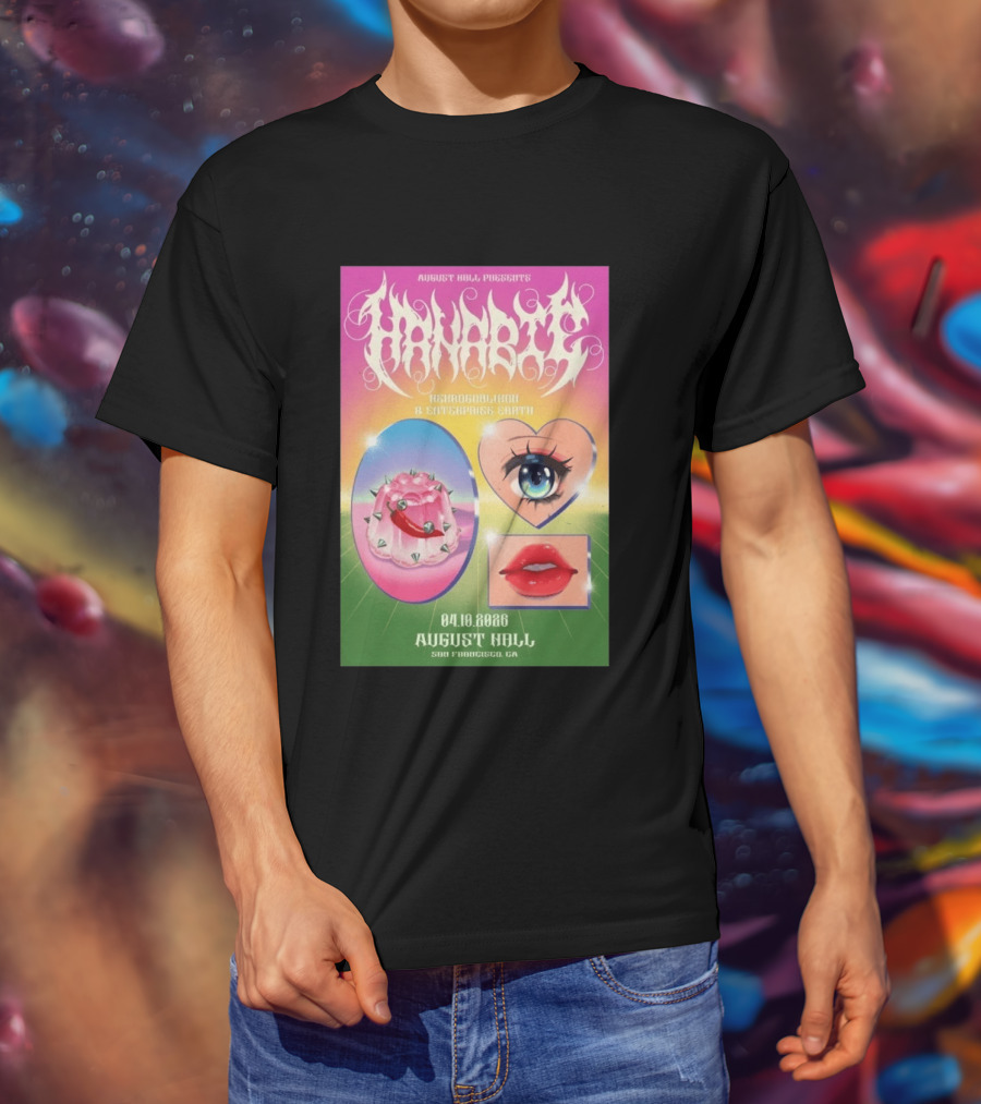 August Hall Presents Hanabie Concert April 10 2026 San Francisco CA T-Shirt