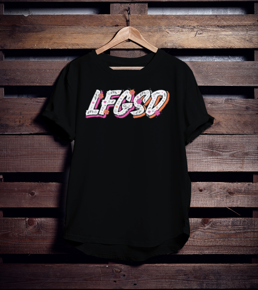 LFGSD Floral Inspired San Diego T-Shirt