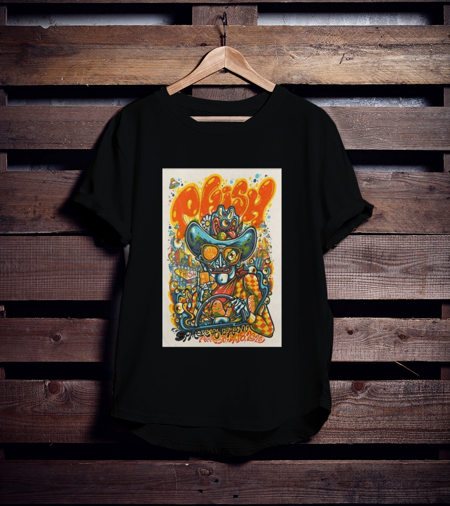 Phish Sphere Las Vegas NV April 16 18 2026 Alien Cowboy Psychedelic T-Shirt