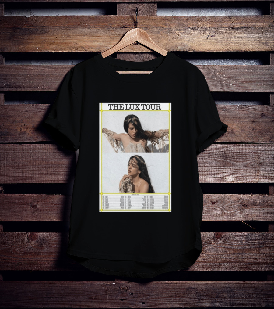 THE LUX TOUR Rosalía 2026 List T-Shirt