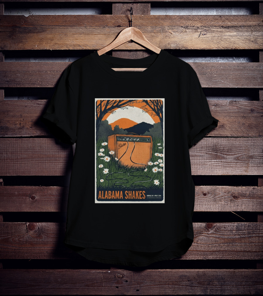 Alabama Shakes Asheville NC April 17 2026 Daisy Amp T-Shirt