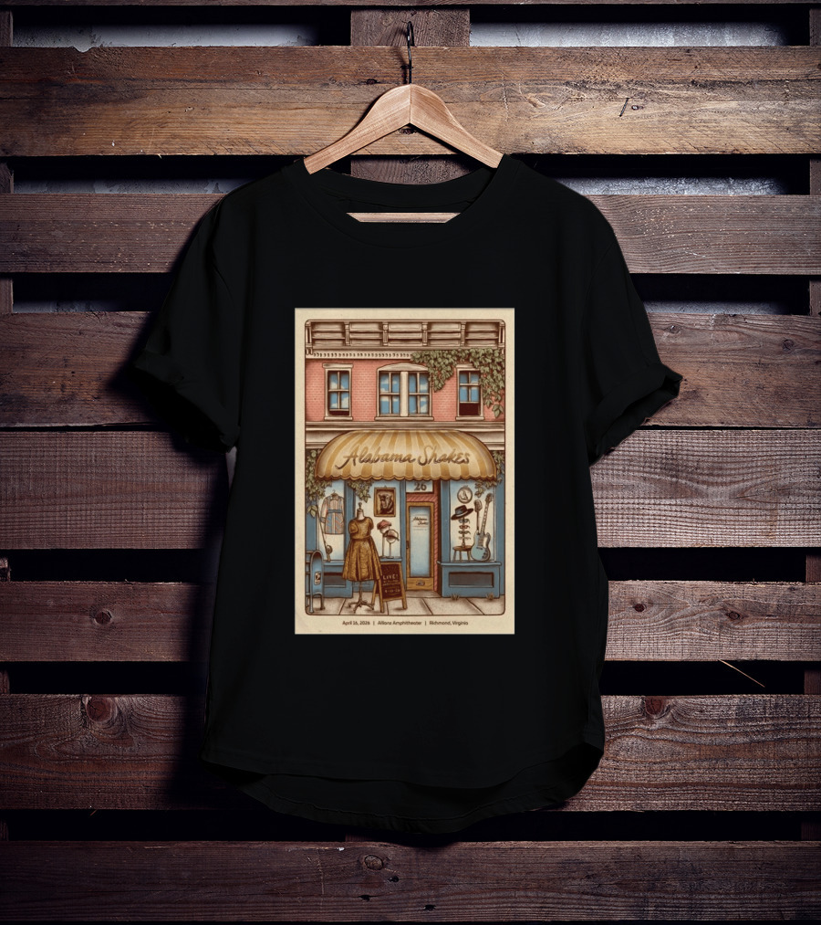Alabama Shakes Live April 16 2026 Allianz Amphitheater Richmond Virginia T-Shirt