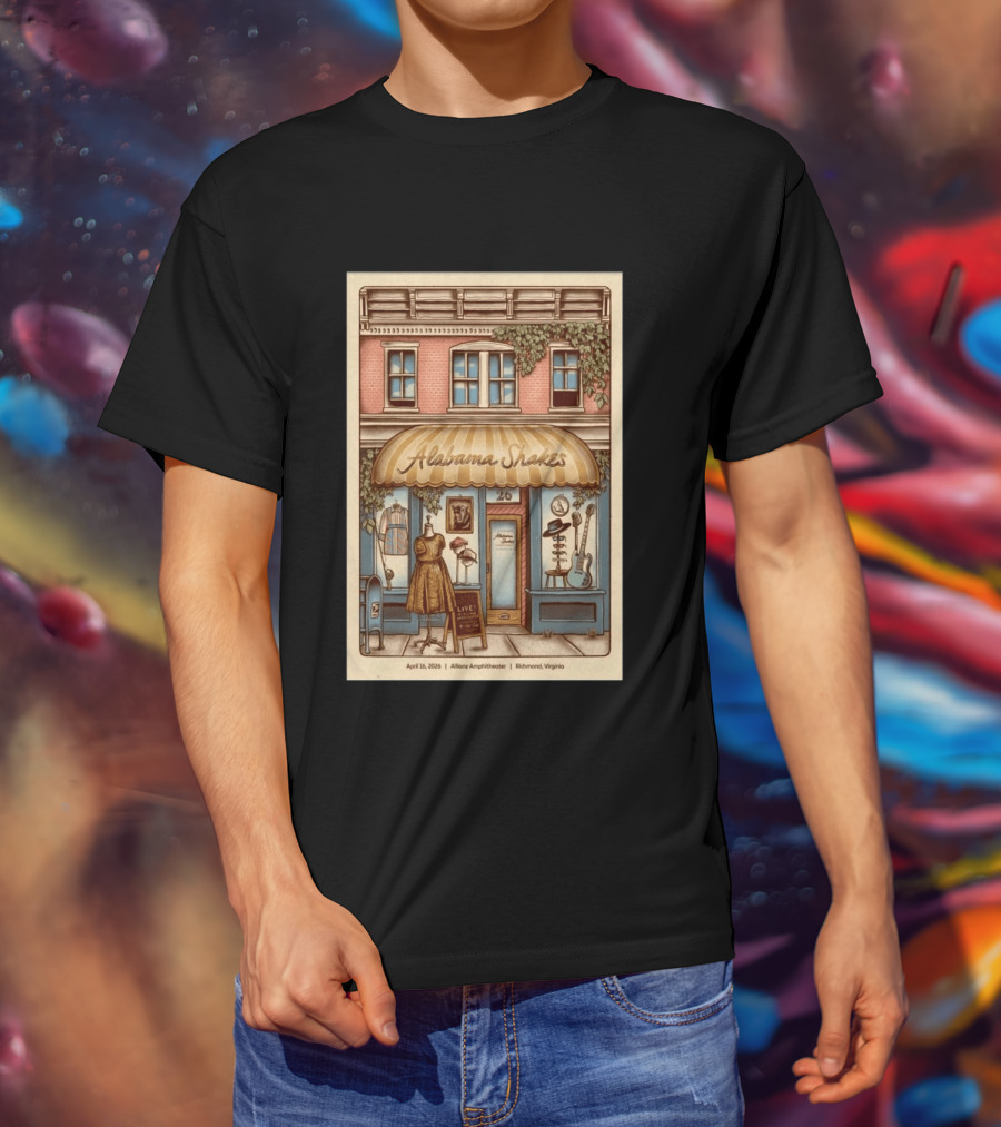Alabama Shakes Live April 16 2026 Allianz Amphitheater Richmond Virginia T-Shirt