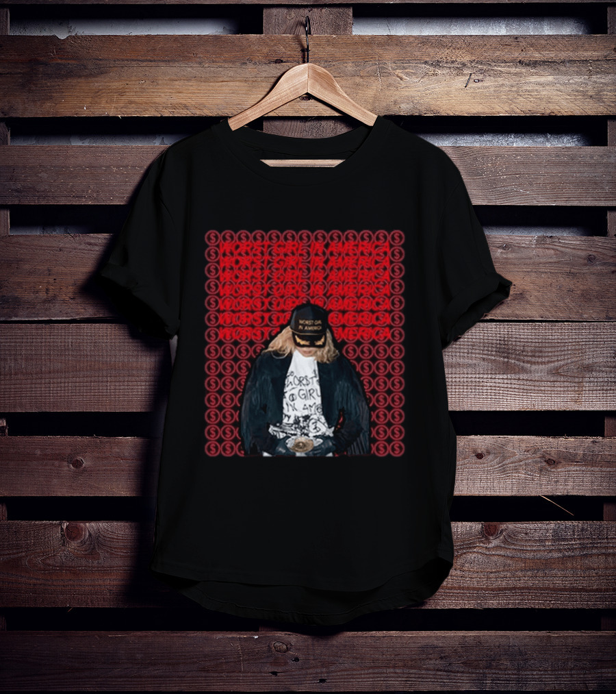 Slayyyter Worst Girl In America Red T-Shirt