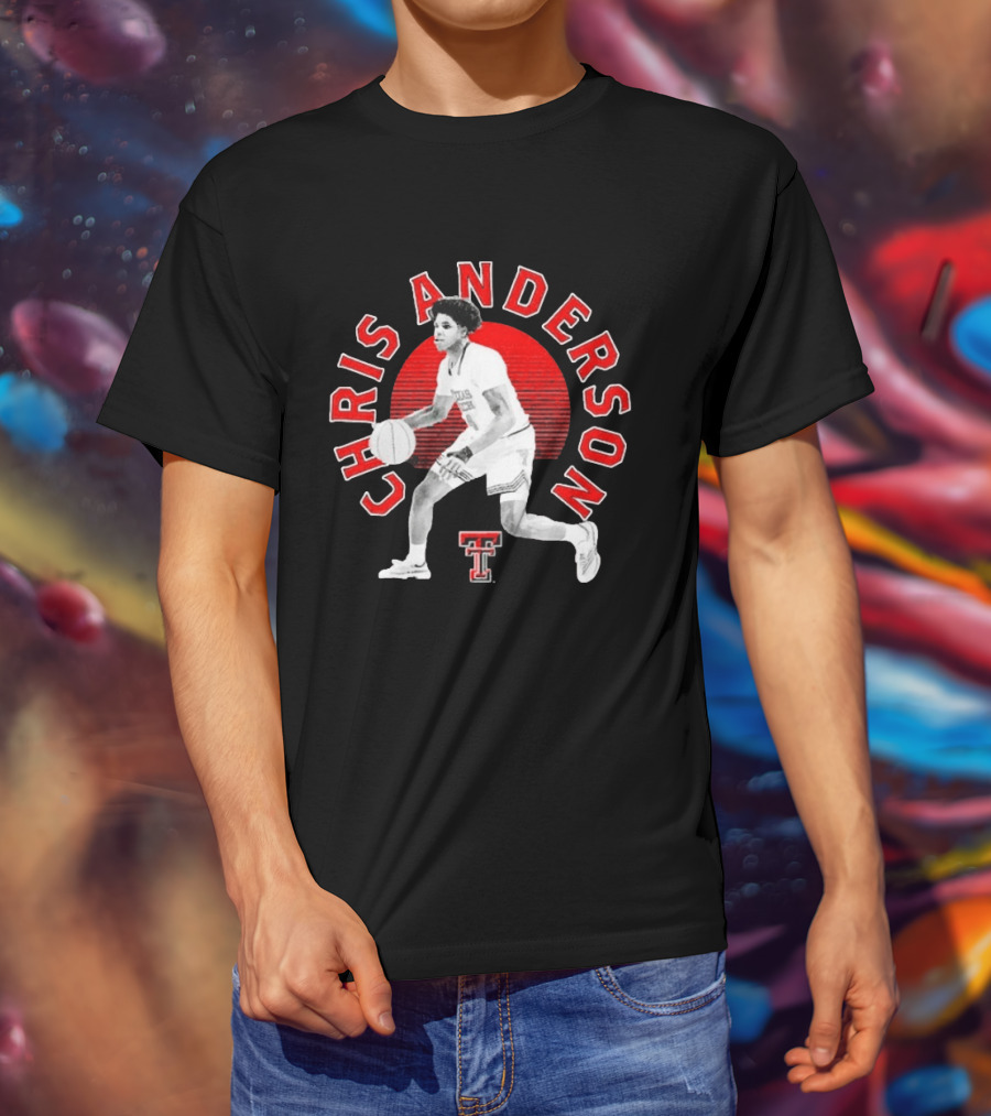 Chris Anderson Texas Tech Red Raiders Basketball Player T-Shirt
