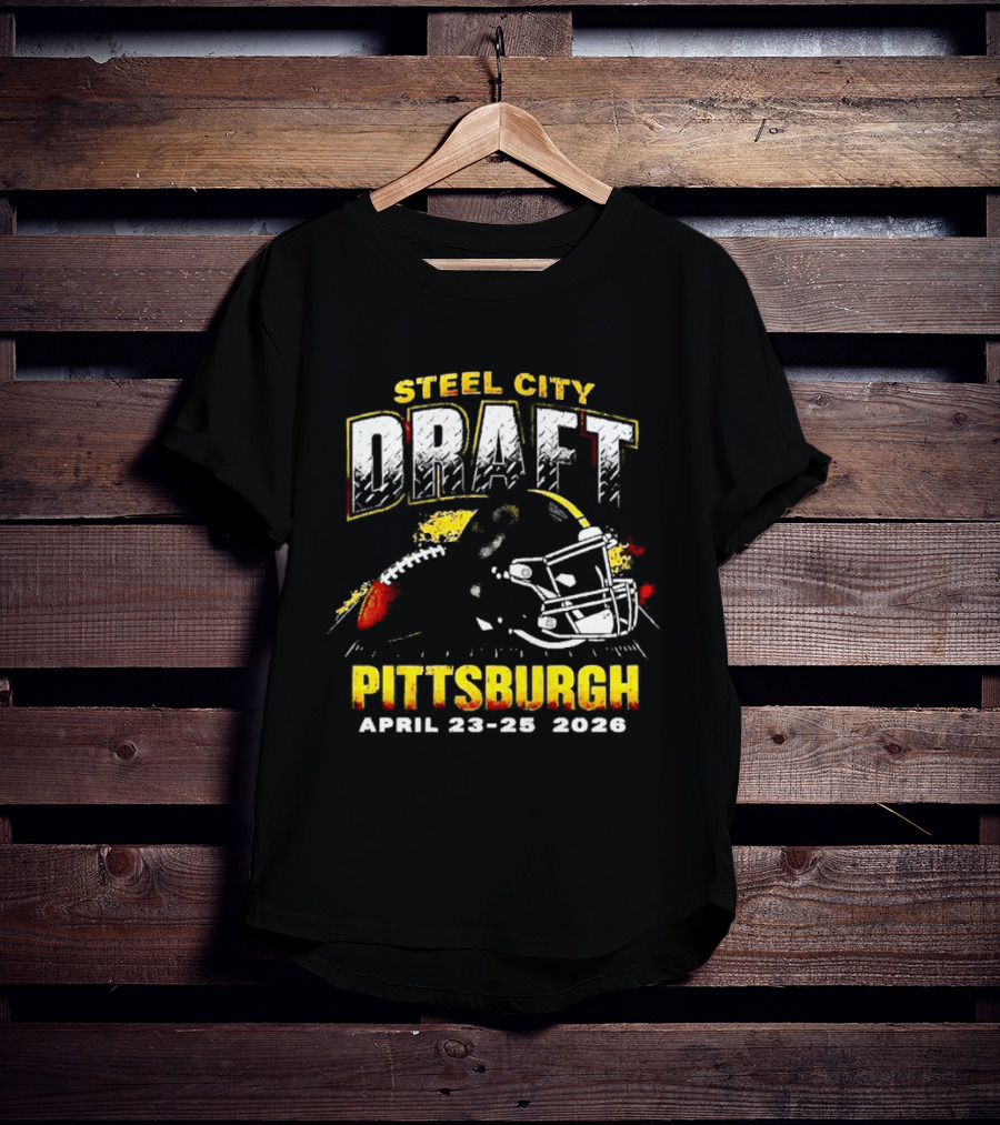 Steel City Draft Pittsburgh April 23 26 2026 Helmet T-Shirt