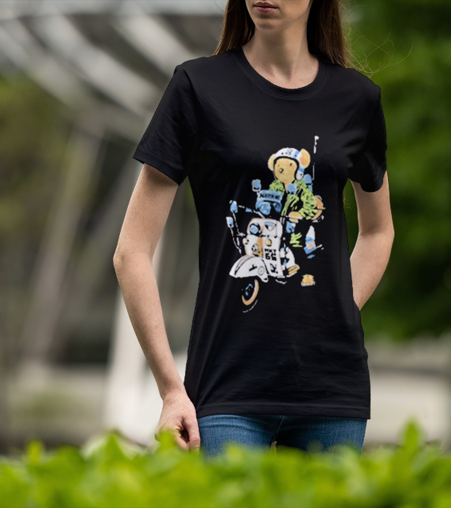 The Who X Market Studios Mod Bear Scooter T-Shirt