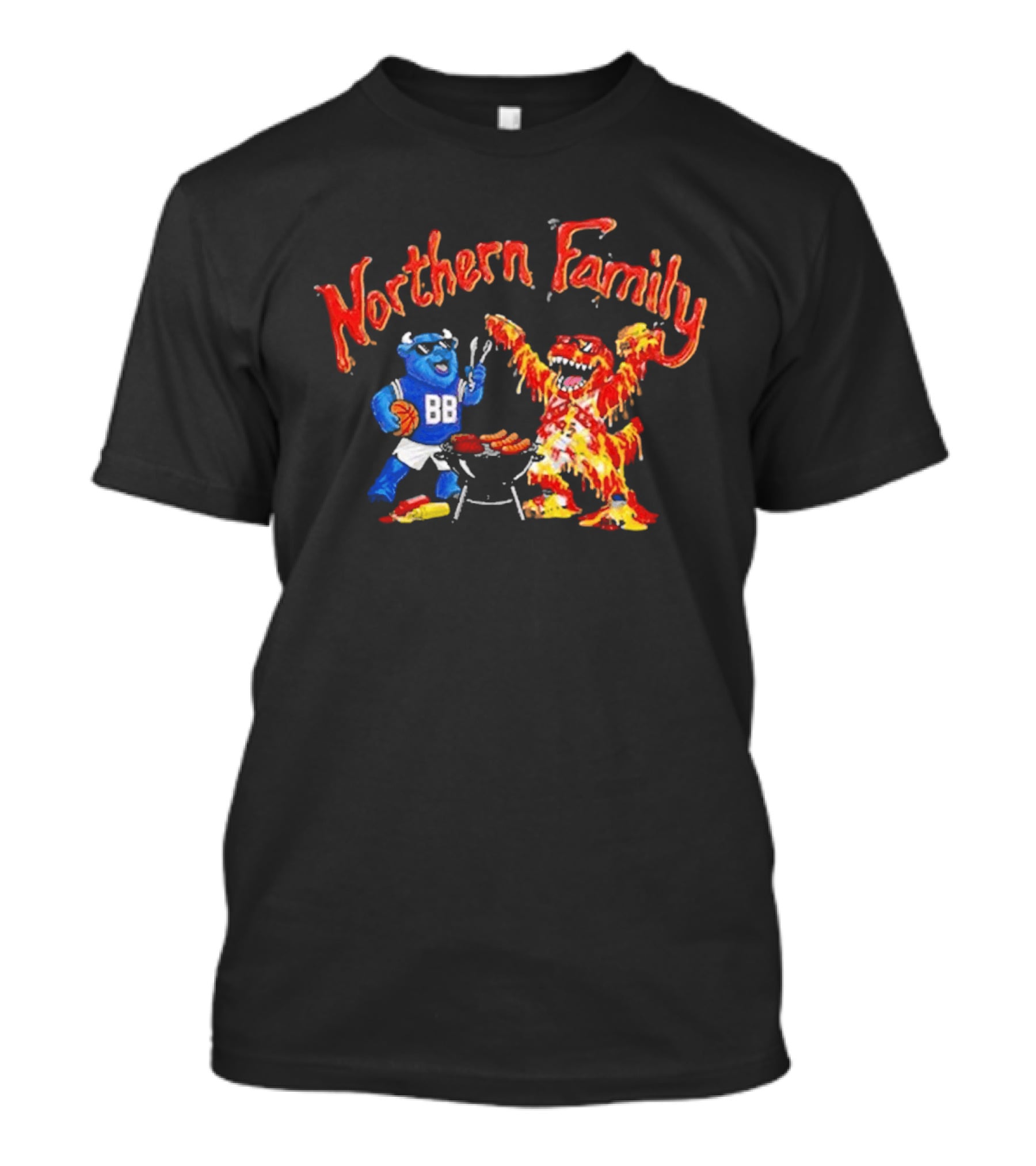 Toronto Raptors Bills Night 2026 Northern Family Hey Ey Ey T-Shirt