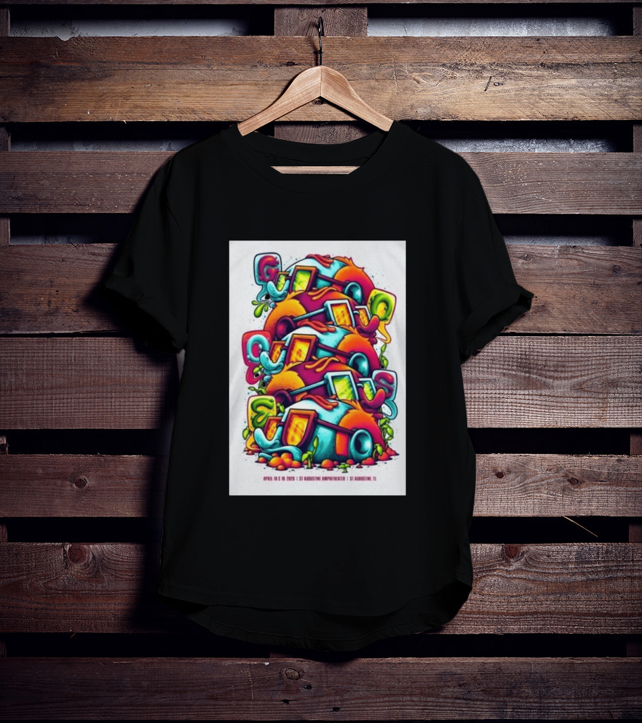 Goose April 18 19 2026 St Augustine Amphitheatre Vibrant Colorful T-Shirt