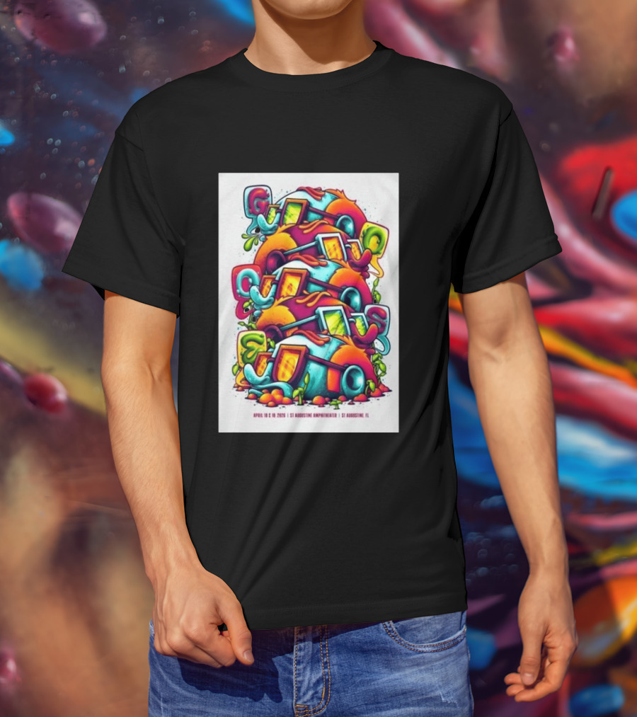 Goose April 18 19 2026 St Augustine Amphitheatre Vibrant Colorful T-Shirt
