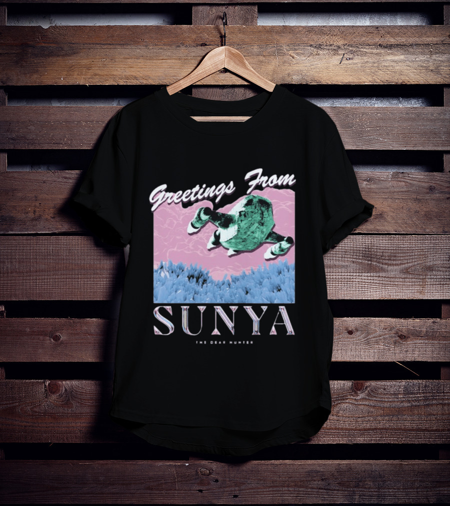Greetings From Sunya The Dear Hunter Retro Futuristic T-Shirt