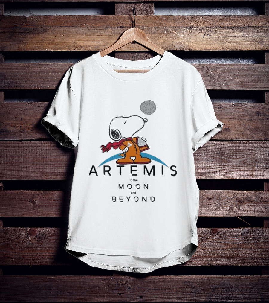 Snoopy Artemis To The Moon And Beyond 2026 T-Shirt