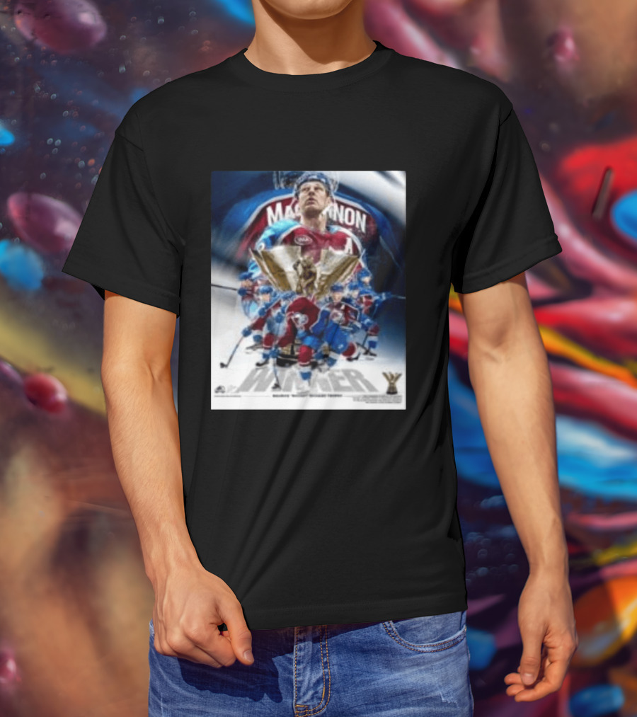 Nathan Mackinnon Winner 2026 Rocket Richard Trophy Colorado Hockey Team T-Shirt