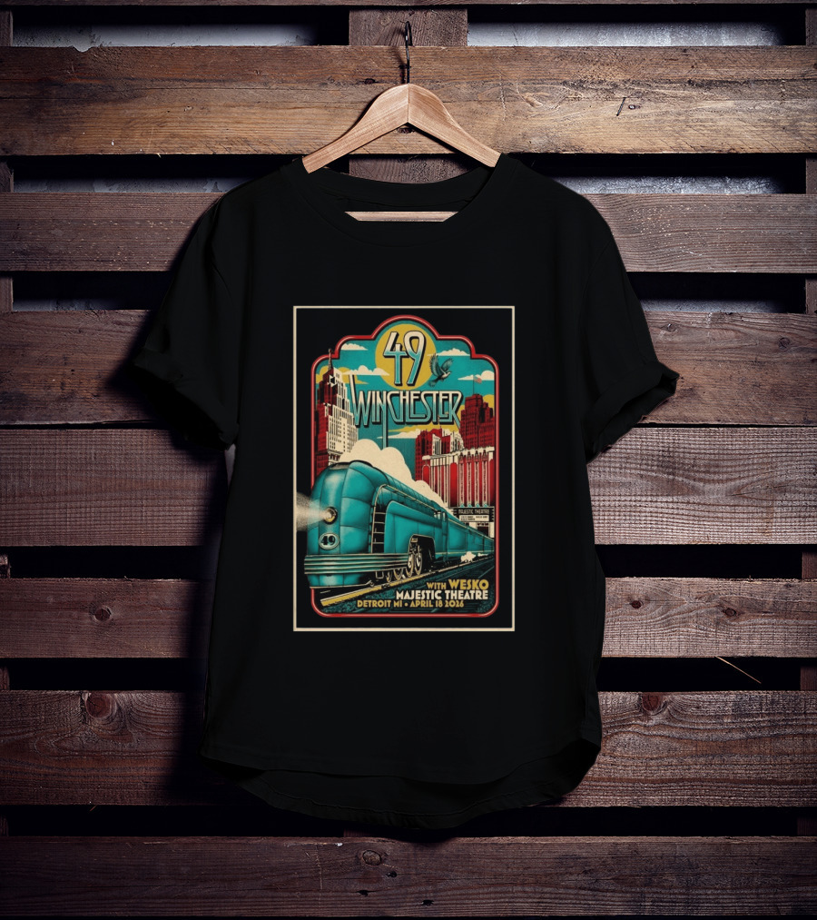 49 Winchester Majestic Theatre Detroit MI April 18 2026 Wesko T-Shirt
