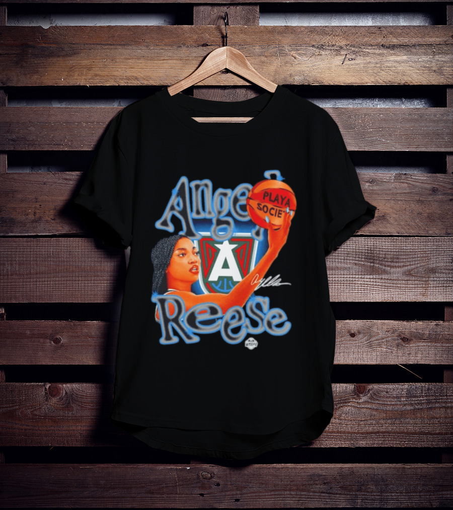 Angel Reese Atlanta Dream Playasocié WNBA T-Shirt
