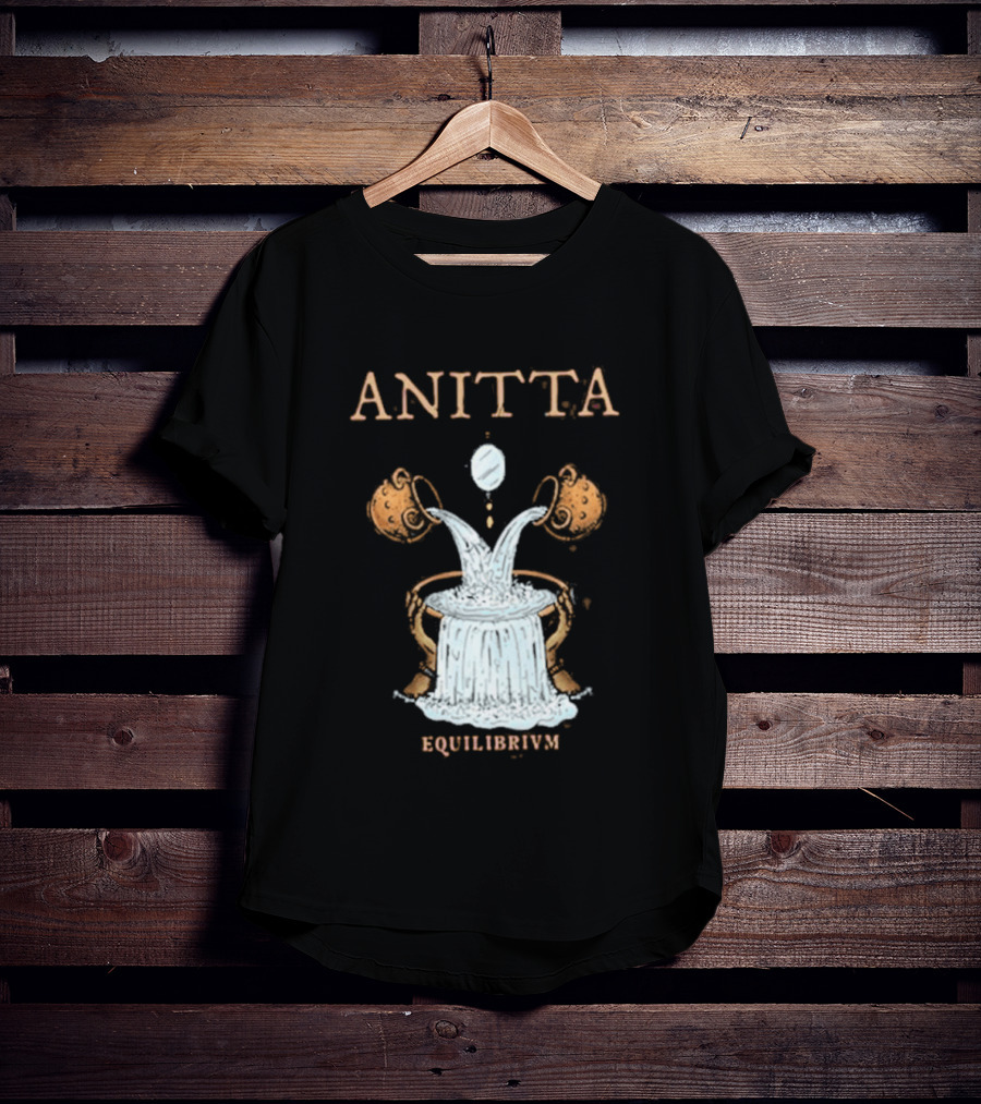 Anitta Equilibrivm Water Dual Amphora Pouring Balance T-Shirt