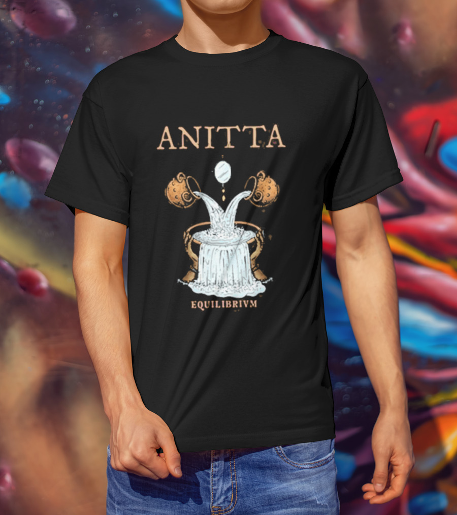 Anitta Equilibrivm Water Dual Amphora Pouring Balance T-Shirt
