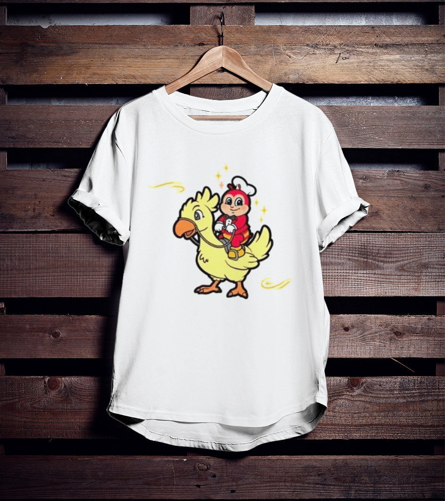 2026 Jollibee Hear Feel Think Riding Chocobo T-Shirt