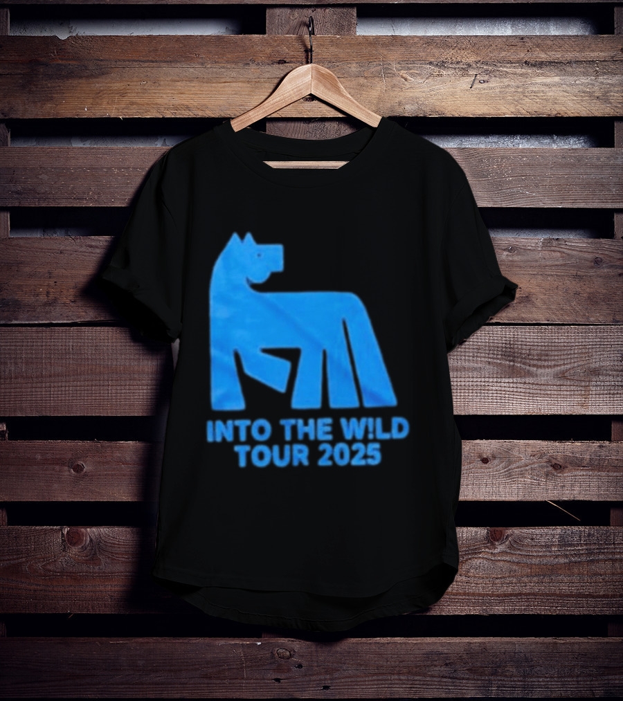 Russ Into The Wild Tour 2025 Blue Bear T-Shirt