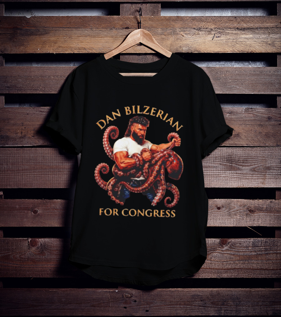 Dan Bilzerian For Congress Octopus Publicity Campaign T-Shirt