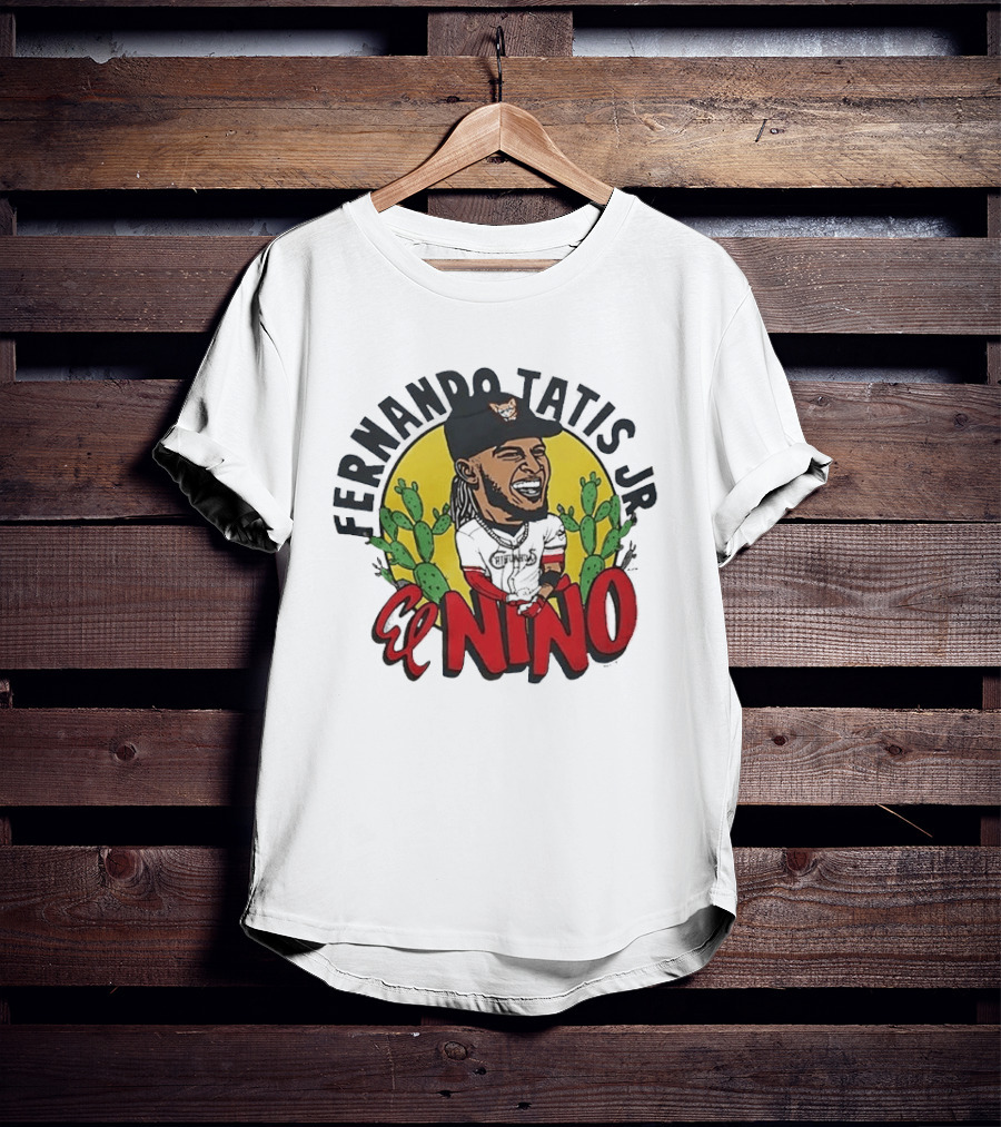 Fernando Tatis Jr El Niño Chihuahuas Cactus MLB Baseball T-Shirt