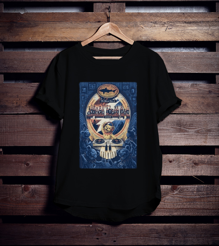 Dogfish Head Craft Brewery Grateful Dead Record Store Day 2026 T-Shirt