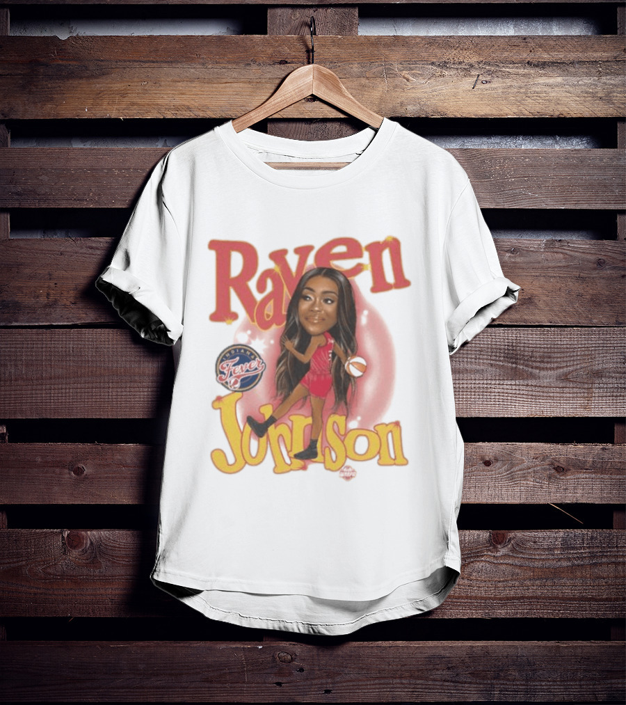Raven Johnson Indiana Fever WNBA Basketball T-Shirt