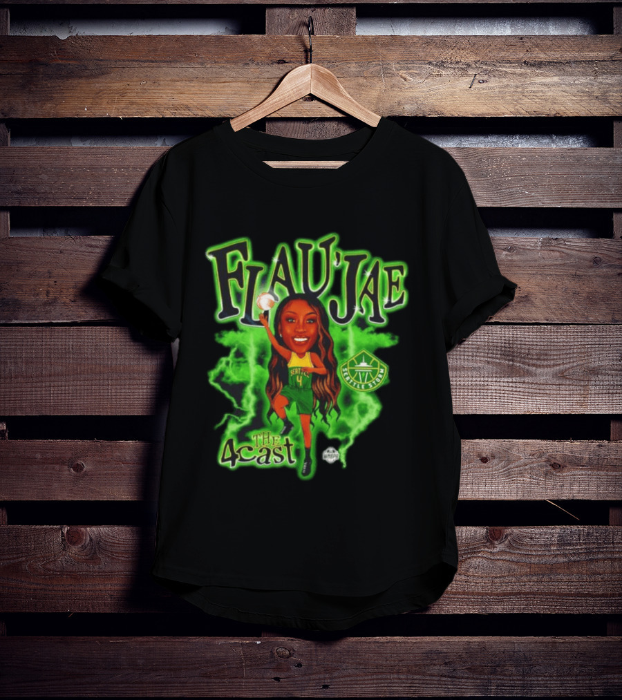 Flau'jae Johnson Seattle Storm The 4cast WNBA T-Shirt