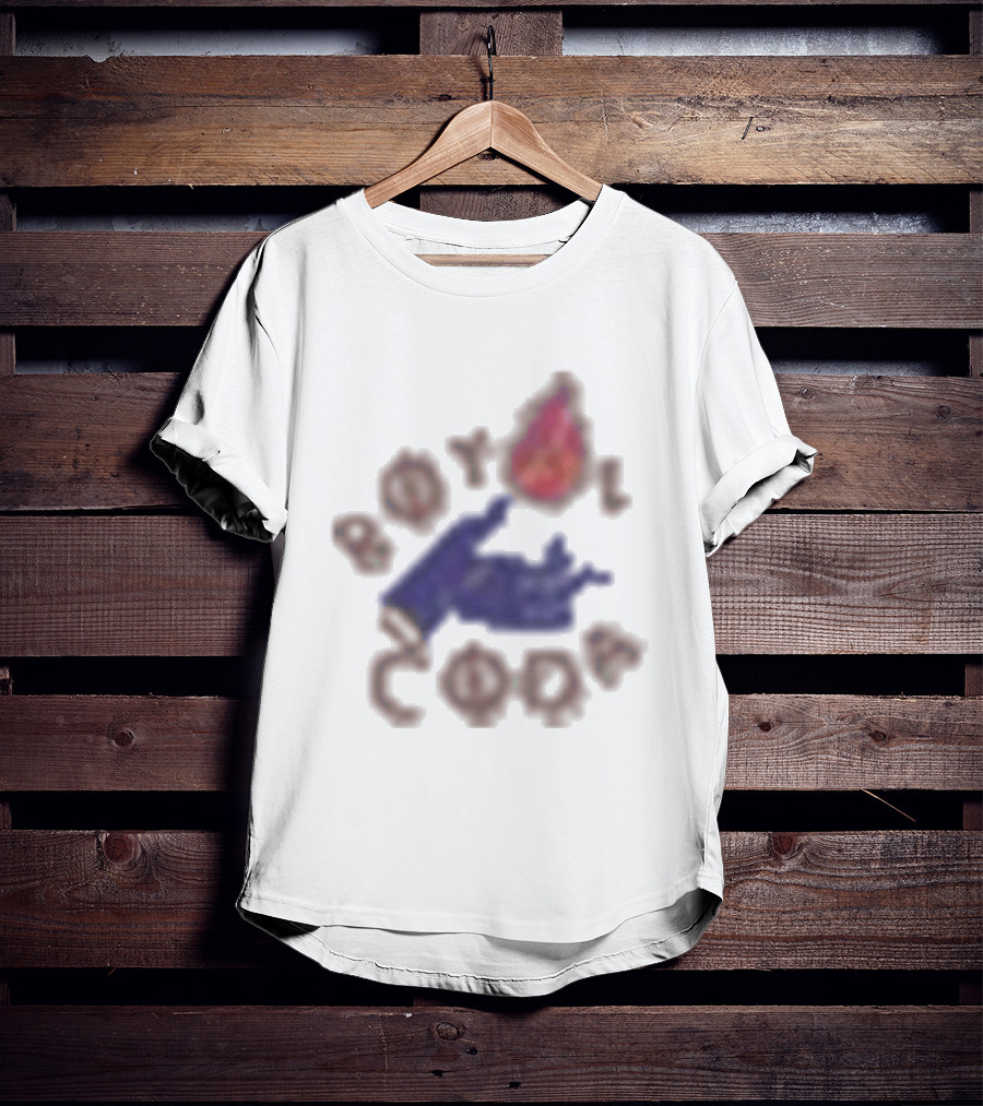 Boys Of Color Indigo Flame And Hand T-Shirt