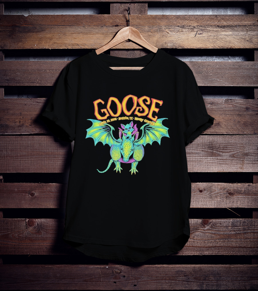 Goose Apr 24 2026 Austin TX Moody Center Dragon Event T-Shirt