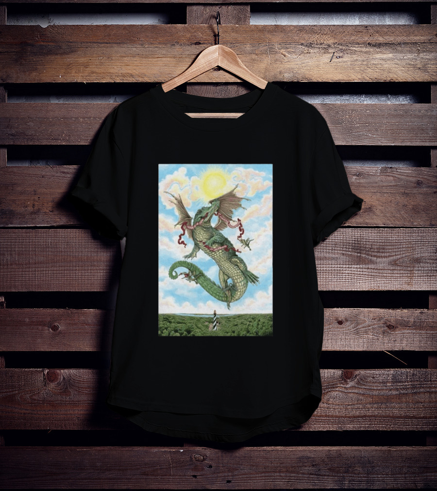 Goose St. Augustine Amphitheatre Concert April 18 19 2026 Flying Dragon And Lighthouse T-Shirt