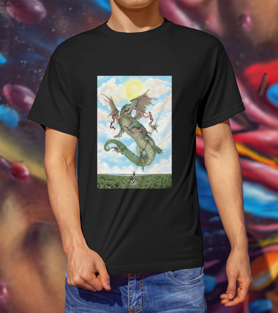 Goose St. Augustine Amphitheatre Concert April 18 19 2026 Flying Dragon And Lighthouse T-Shirt