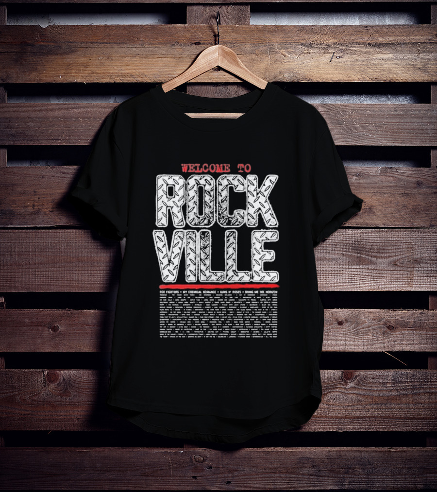 Welcome To Rockville Diamond Plate Daytona Beach FL May 7 To 10 2026 T-Shirt