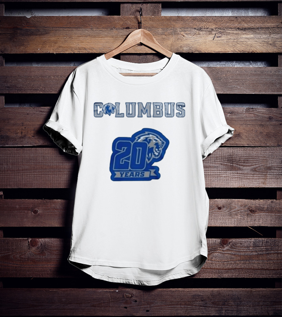 Columbus Lions 20 Years Celebration T-Shirt