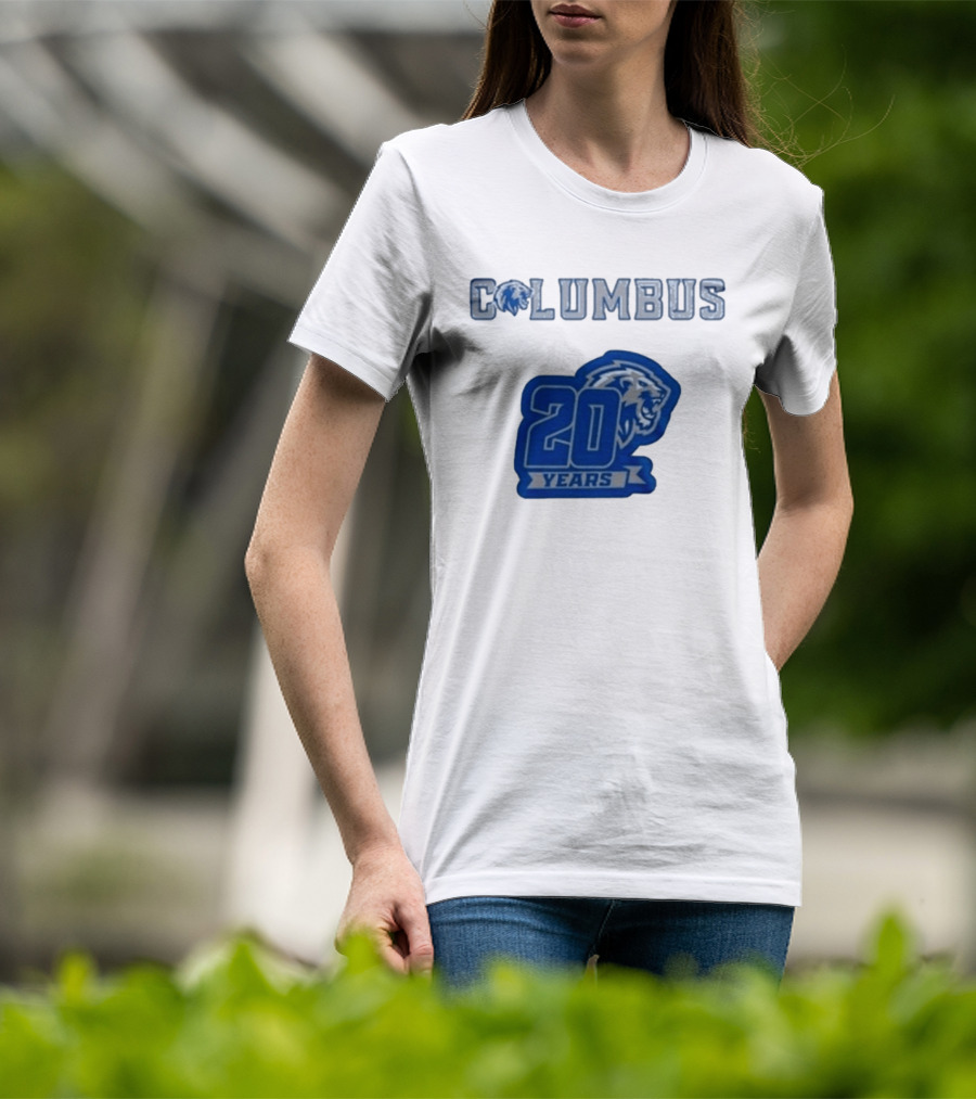 Columbus Lions 20 Years Celebration T-Shirt